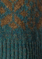 Fair Isle Vest in Army